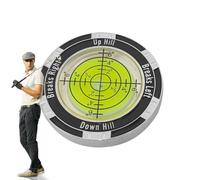 Golf Green Reader [4.9cm Ball Marker] Putting Alignment Tool - Compact Precision Gauge Pocket Design | Durable Metal Build Portable Size | Training Aid Course Practice Accessory for Men Women
