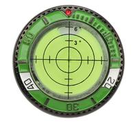 Golf Green Reader Dual Side Putting Aid Ball Marker con Nivel de Burbuja Accesorio Portátil Preciso para Burbuja Horizontal de Alta Precisión, Accesorios Putt Tool Hat Clip