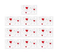 Golf Grip Tape Strips - Cinta de golf | 10 hojas de guía de alineación | Precision Alignment Training Aid | Equipo de entrenamiento de colocación ajustable | para mujeres atlete, swinging, deportes de