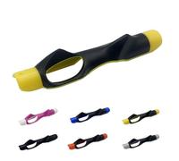 Golf Grip Trainer, Golf Training Aid, Grip Kit, Enhance Grip Strength, Swing Accuracy & Muscle Memory, Help Train Correct Hand Position (Yellow)