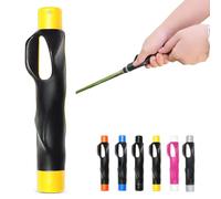 Golf Grip Trainer Left Handed, Golf Training Aid, Grip Kit, Improves Clubface Control,Enhance Strength, Swing Accuracy & Muscle Memory, Help Train Correct Hand Position(Yellow,1pc)