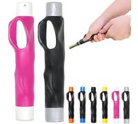 Golf Grip Trainer Left Handed, Golf Training Aid, Grip Kit, Improves Clubface Control,Enhance Strength, Swing Accuracy & Muscle Memory, Help Train Correct Hand Position(pink,2pcs)