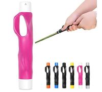 Golf Grip Trainer Left Handed, Golf Training Aid, Grip Kit, Improves Clubface Control,Enhance Strength, Swing Accuracy & Muscle Memory, Help Train Correct Hand Position(pink,1pc)