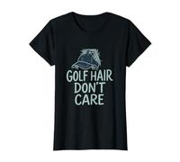 Golf Hair Don't Care Funny Golf Novelty Design Camiseta
