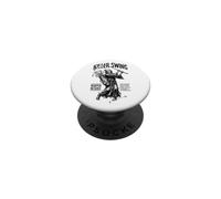 Golf, Halloween, Muerto, Esqueleto, Golfista, Asesino, Columpio PopSockets PopGrip Adhesivo