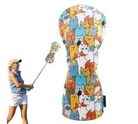 Golf Headcover - PU Fleece, Wood Club Driver Fairway Wood Hybrid Protective Cover | Dirt Water Resistant Club Protector for Golf Clubs Storage and Transportation