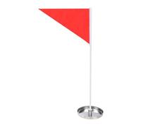 Golf Hole Cup and Flag, Putter Practice Equipment, Stainless Steel Pole, Clear Aiming Advantage, Indoor Outdoor Putting Training Tool for Home Lawn Yard Driving Range and Tournament Use, 10x2cm