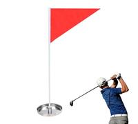 Golf Hole Cup and Flag Set, Putter Practice and Putting Training Equipment for Outdoor Lawn, Yard, Home, Indoor Activities, Driving Range, & Tournament Use by Adults Beginners