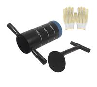 Golf Hole Cutter with Detachable Handle - Professional Turf Hole Digger | Portable Putting Green Punch Machine For Backyard, Garden & Golf Course | Includes Safety Gloves