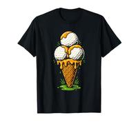 Golf Ice Cream Cone Fun Summer Camiseta