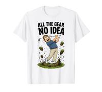 Golf Ideas - All The Gear No Idea Camiseta gráfica económica