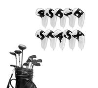 Golf Iron Head Covers Set - Golf Travel | 10 Pcs Golfs Club Covers Leather