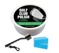 Golf Iron Refiner - Club Surfece Enhancer, Polishing Restoration Wax, Abrasion Removal Formula Advanced Care | Metal Finish Improvement System Set, Sports Gear Renewal Accessory for Athletes