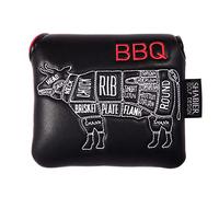 Golf Large Mallet Headcover for Taylormade MySpider X Putter, MySpider Tour Putter (Black BBQ)