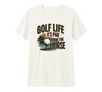 Golf Life It's Par For The Course Golf Design Camiseta Premium