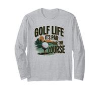 Golf Life It's Par For The Course Golf Design Manga Larga