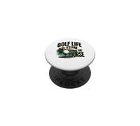 Golf Life It's Par For The Course Golf Design PopSockets PopGrip Adhesivo