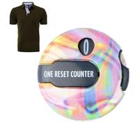 Golf, marcador de puntuación | Touch Reset 1.2 pulgadas portátil mini | Contador de swing de golf | para hombres y mujeres práctica diaria, competición de práctica diaria, guantes de reloj, ropa de