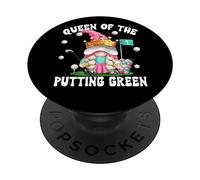 Golf Mom GNOME Graphic For Women Queen of The Putting Green PopSockets PopGrip Adhesivo
