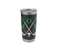 Golf Mom Matching Family Country Club Golfer Día de la Madre Vaso térmico de acero inoxidable de doble pared