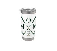 Golf Mom Matching Family Country Club Golfer Día de la Madre Vaso térmico de acero inoxidable de doble pared