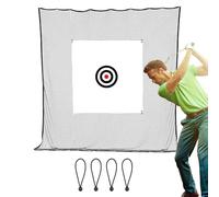 Golf Net, Hitting Target, Ball Catcher, Multi-Functional Design, 58x59 pulgadas, Sturdy Construction, Practice Equipment for Interior, Backyard, Patio, Garaje, Field, Or Travel Use