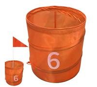 Golf Outdoor Game Bucket | Folding Bucket for Backyard Golf Gameeee | Portable Training Oxford Fabric Organizer | for Beginners Adults Kids Men Women Family