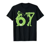 Golf para niñas 6 7 67 6-7 Six Seven Kids Golfing Girl Golfer Camiseta