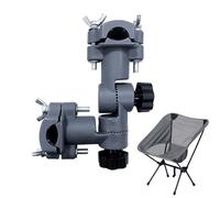 Golf para paraguas, abrazadera para paraguas,Soporte de caña de para al aire libre | Pastel de silla ajustable de rotación de 360 grados, clip para paraguas reutilizable para carrito de golf, playa,