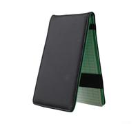 Golf para score Book Wallet 6.5x4.5 Inch Elastic Band Golf para | leather shell, wear-resistant, built-in pencil loop, elastic band closure, black color option