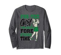 Golf Player Par tee Girl Fore Good Funny Golfer Golfing Meme Manga Larga