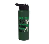 Golf Player Par Tee Girl Fore Good Funny Golfer Golfing Meme Stainless Steel Insulated Water Bottle