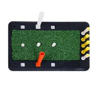 Golf Practice Mat for Swing and Chipping, Portable Small Golf Hitting Mat with Rubber Backing, Durable Golf Training Equipment for Putting Practice Indoors or Outdoors, Beginners and