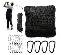 Golf Practice Net - 300x300cm Hitting Net | Heavy Duty Sports Barrier Training System - Reinforced Nylon | Golf Baseball Hockey Soccer Practice | Backyard Garage Field