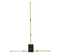 Golf Practice Sticks - Adjustable Portable Swing Trainer, Telescopic Allignment Tool for Professional Positioning, Impacts Accuracy Aid, Putting Improvement Guide for Indoor Outdoor Home Office Court