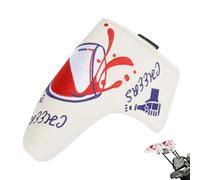 Golf Push Rod Case - 6,69 pulgadas Push Rod Cover | Magnetic Closure Case - Impermeable PU Leather Golf Puśh Pole Protector with Cleaning Magnet Lightweight 100g Design for Secure Storage and