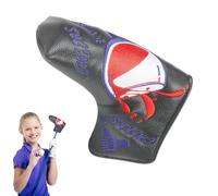 Golf Push Rod Case - 6,69 pulgadas Push Rod Cover | Magnetic Closure Case - Impermeable PU Leather Golf Puśh Pole Protector with Cleaning Magnet Lightweight 100g Design for Secure Storage and