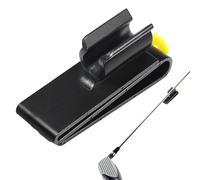 Golf Putter Clip - Locking Mount, Portable Bracket | 3.94x1.61in Mini Organizer with Tool- Setup, Strong Clamp for Golf Stick Alignment, Cart Strap, Sports Bag Hook