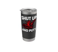 Golf Putter Shut Up And Putt Funny Golfing Slogan Vaso térmico de acero inoxidable de doble pared