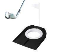 Golf Putting Cup, Putter Practice Ball Drop, 6,81 x 5,24 in Skills Training Aid with Flag, Ideal para interiores y exteriores Greens, Backyard Course, Yard Practice & Improvement