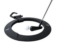 Golf Putting Disc - Flexible Silicone Hole Target Marker Desk, Course | Golf Putting Alignment Target, Swing Pose Training Aid | Indoor Outdoor Backyard Practice for Home Office Yard Course Greens