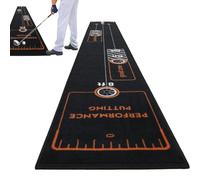 Golf Putting Mat - Outdoor Golf Putting Mat | 3 Meters Practice Putting Mat Indoor Putting Mat - Lightweight Golf Turf Practice Mat Golf Hitting Mat For Home Garden
