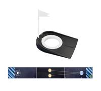 Golf Putting Mat - Professional Training Rug, Accurate Stroke Practice, Target Alignment Visuals, Skill Improvement Function, Sports Equipment, Green Extra Long Backyard Course Synthetic Turf