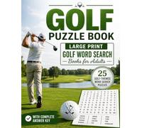 Golf Puzzle Book Large Print Golf Word Search Books For Adults: Golf Lovers Wordsearch