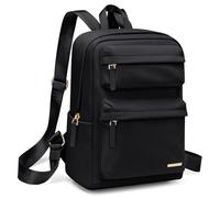 GOLF QUALITY Mini Mochila para mujer, Ligera Causal Backapck, Pequeña Mochila Diaria, City Daypack 10.2 Inch,Negro