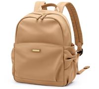 GOLF QUALITY Mochila Mujer, Mochila de Mujer, Ligero Antirrobo Mini Mochila, Bolsa de Viaje Casual Daypack, Mochila de Escuela Bolsa de Mujer, Mochila de Viaje Mini Backpack, Marrón Tierra