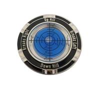 Golf Reader - Compact 4.9cm Golf Ball Marker | Putting Alignment Tool | Double Sided Design, Built In Level Gauge, High Precision Sloрe Reader | Marker For Accurate Putting Training Golfs Accessorie