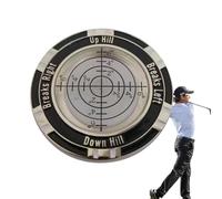 Golf Reader - Compact 4.9cm Golf Ball Marker | Putting Alignment Tool | Double Sided Design, Built In Level Gauge, High Precision Sloрe Reader | Marker For Accurate Putting Training Golfs Accessorie