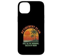Golf Retirement Plan Funny Saying for Golfer Golfing Humor Carcasa para iPhone 14 Plus