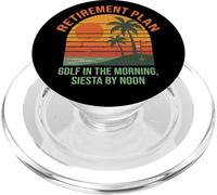 Golf Retirement Plan Funny Saying for Golfer Golfing Humor PopSockets PopGrip para MagSafe